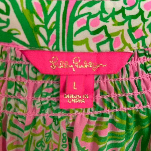 Lilly Pulitzer Elsa Top sz Large - Picture 3 of 5